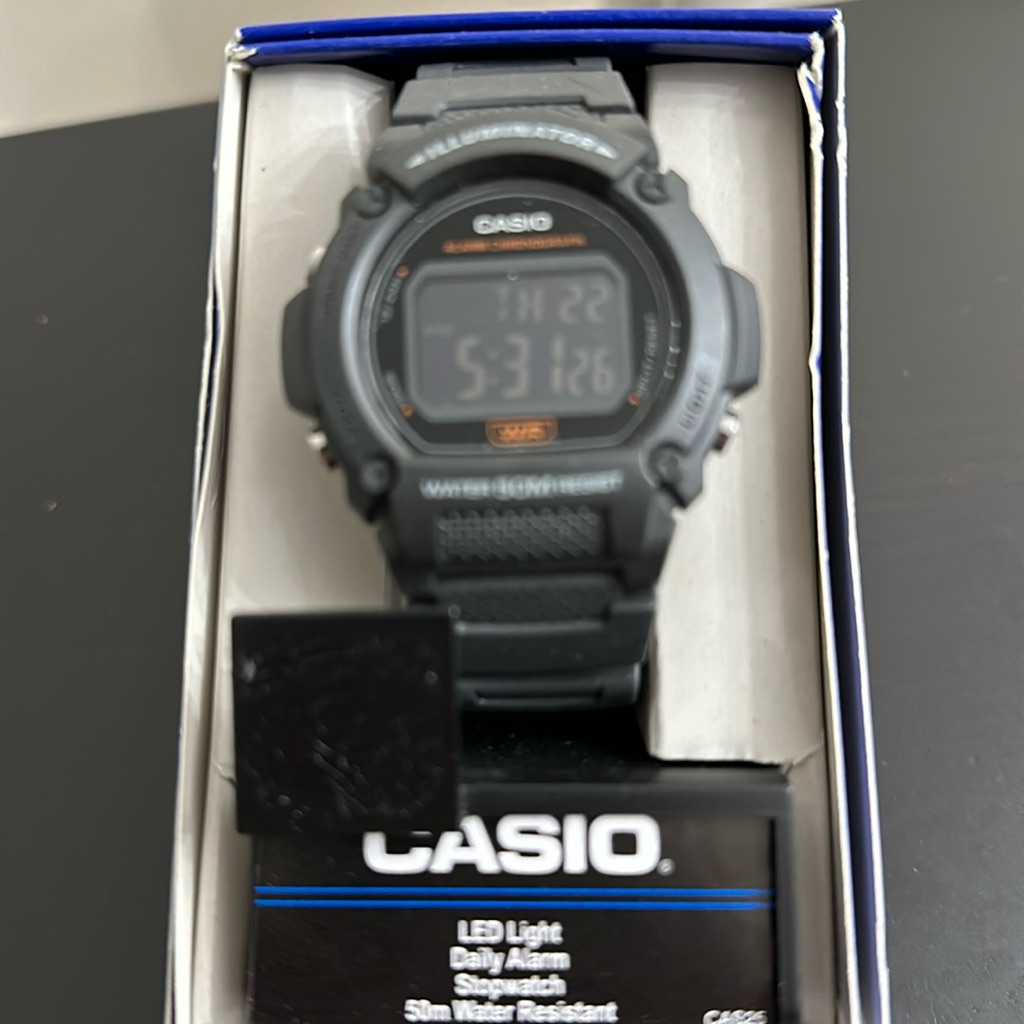 Casio Mens Watch Led Light Daily Alarm Stopwatch 50m Water Resistant Casio Mens Watch Led Light Daily Alarm Stopwatch 50m Water Resistant